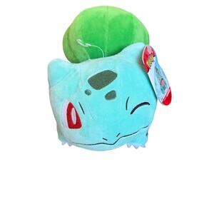Pokemon Bulbasaur Plush Toy| Official Nintendo| Soft Stuffed Animal NWT